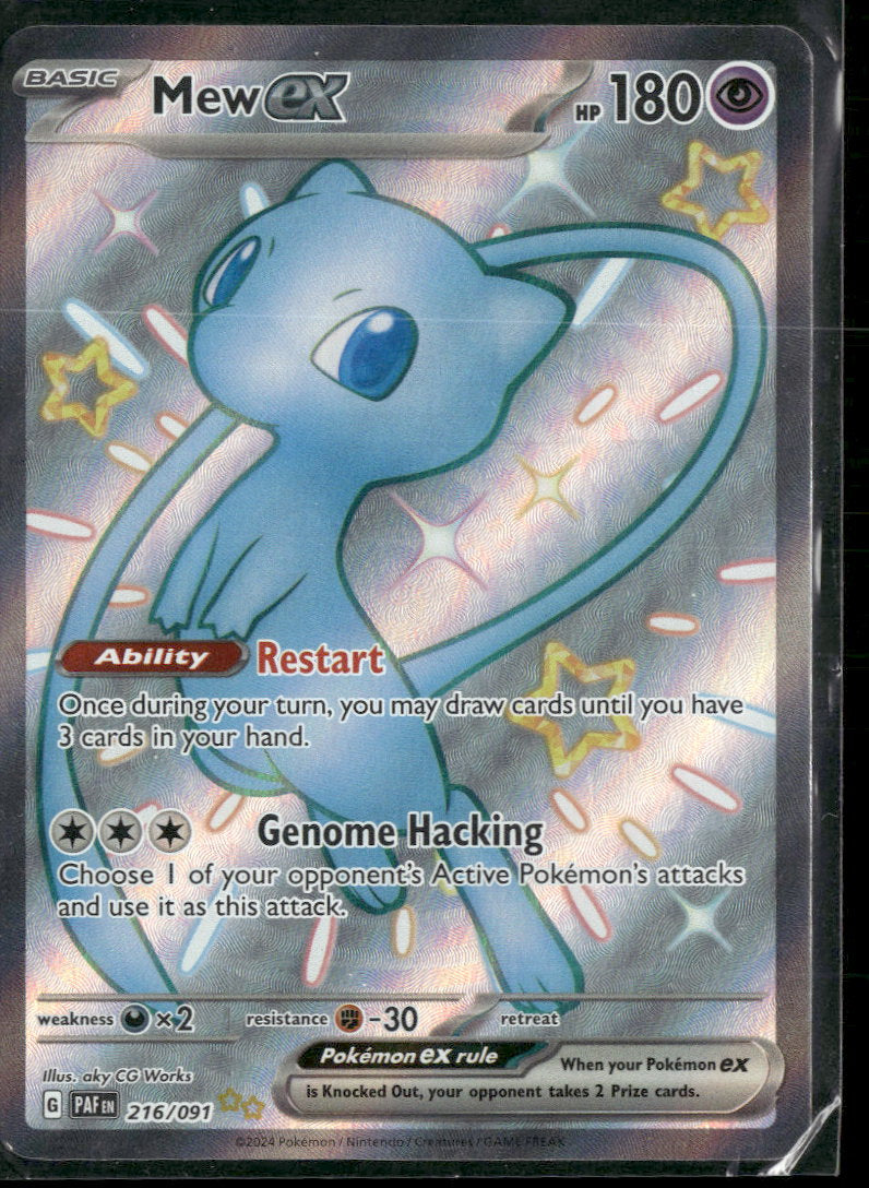 SV: Paldean Fates Mew ex #216/091
