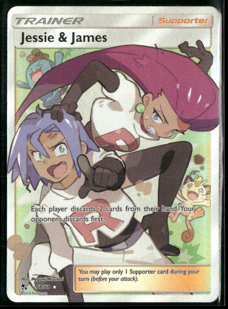 Hidden Fates Jessie & James (Full Art) #68/68