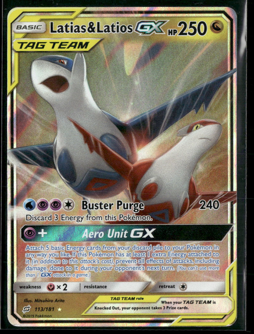 SM - Team Up Latias & Latios GX #113/181