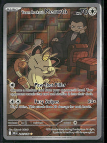 SV10: Destined Rivals Team Rocket's Meowth #203/182
