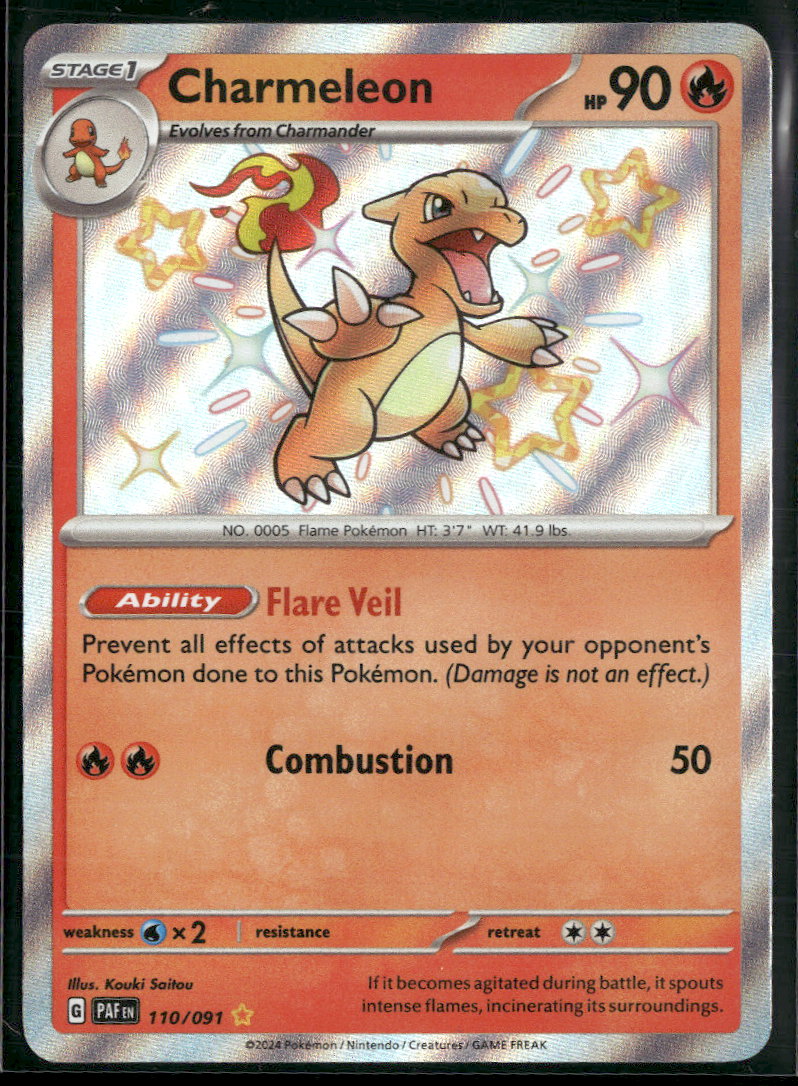 SV: Paldean Fates Charmeleon #110/091