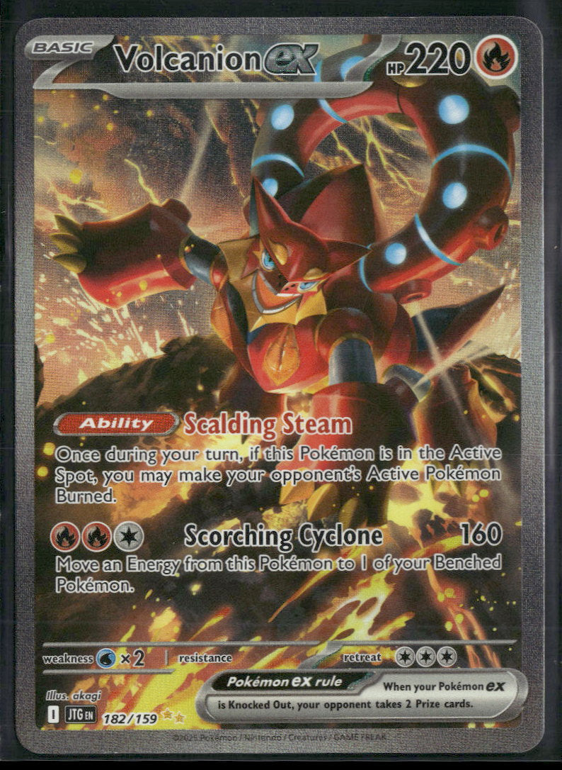SV09: Journey Together Volcanion ex #182/159
