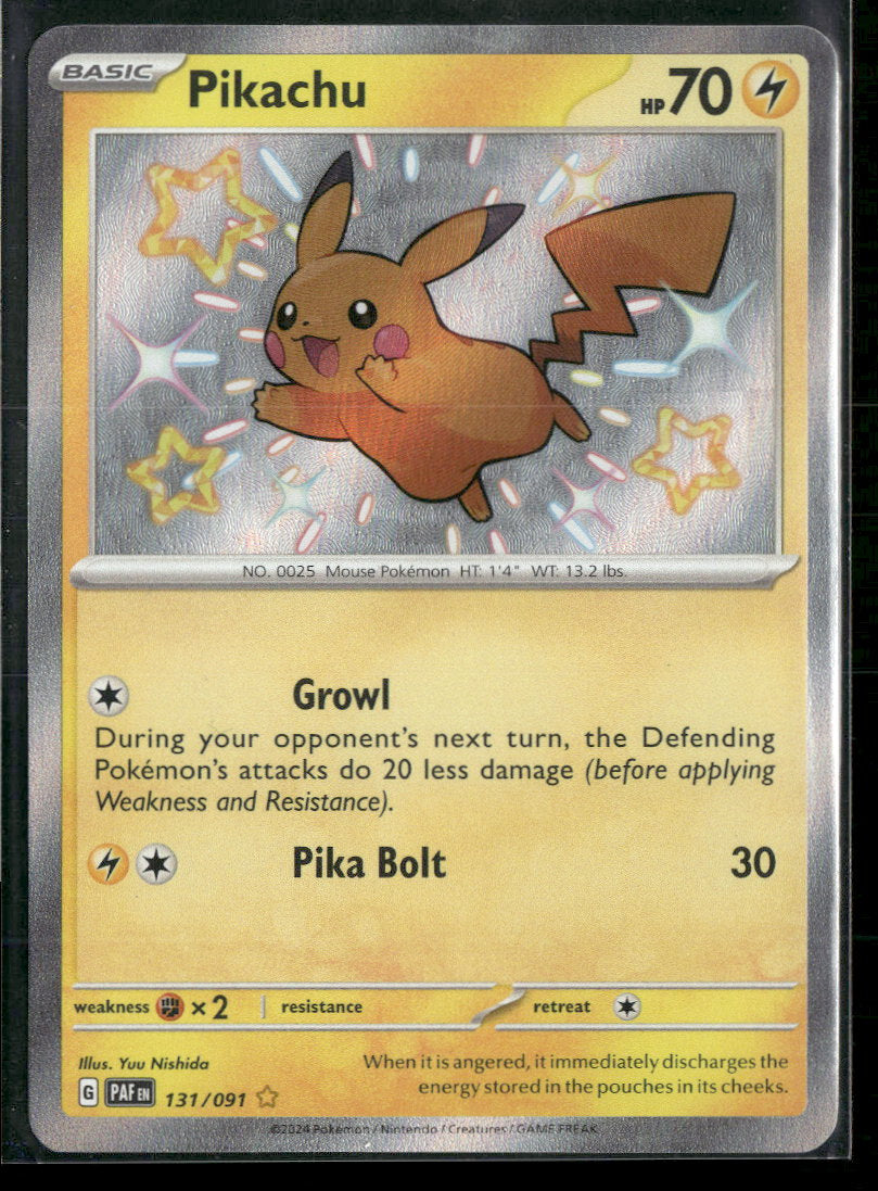SV: Paldean Fates Pikachu #131/091