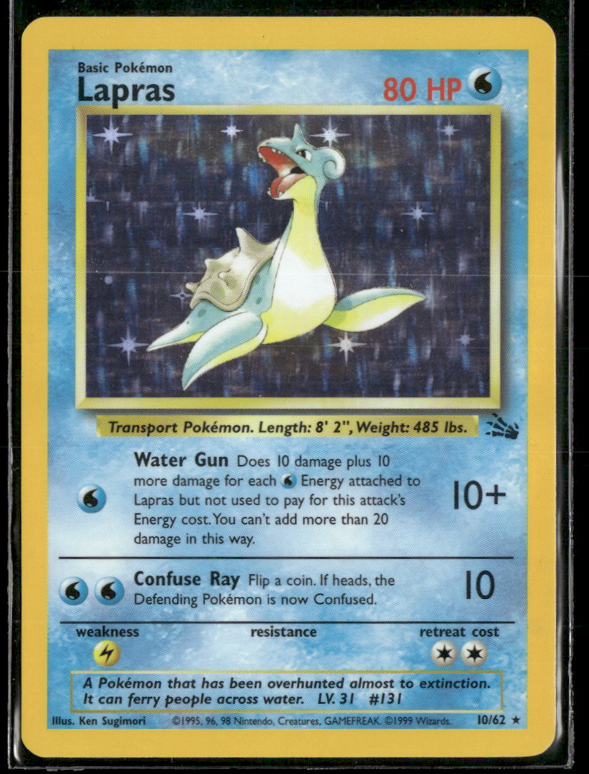 Fossil Lapras (10) #10/62