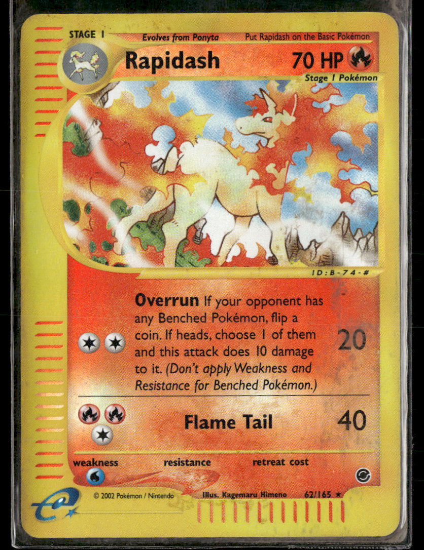 Expedition Rapidash (62) #062/165 Damaged