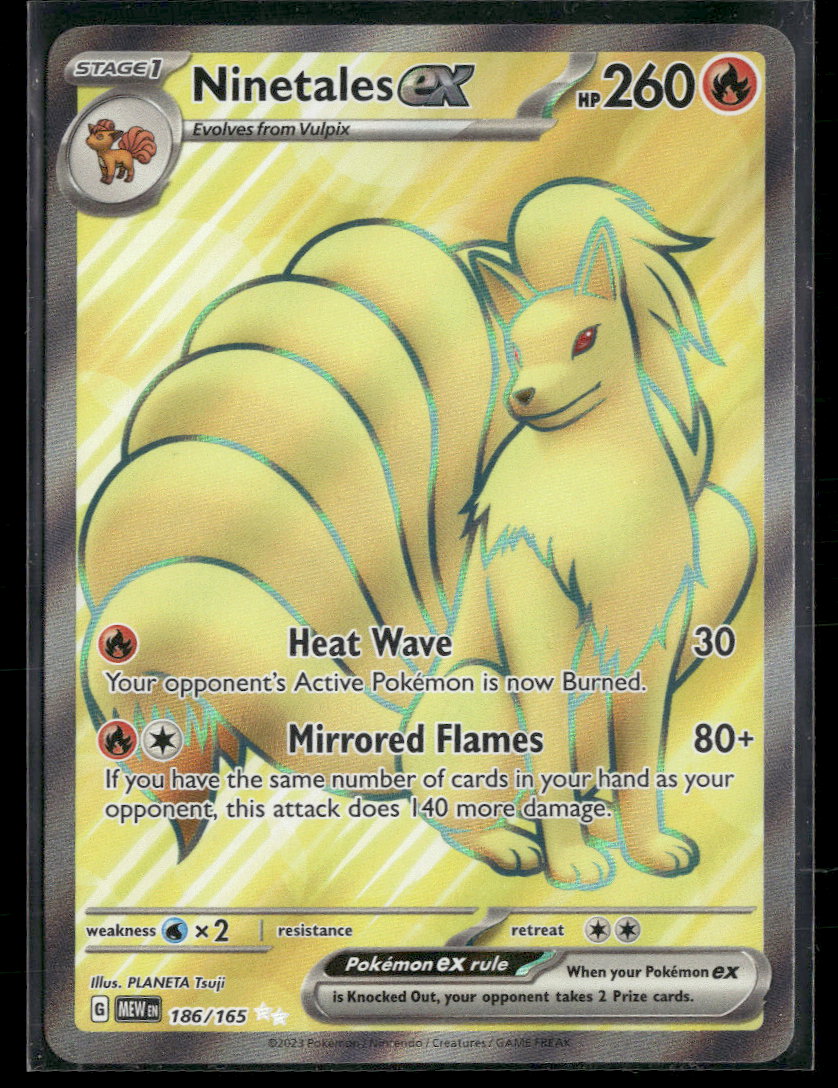 SV: Scarlet & Violet 151 Ninetales ex #186/165