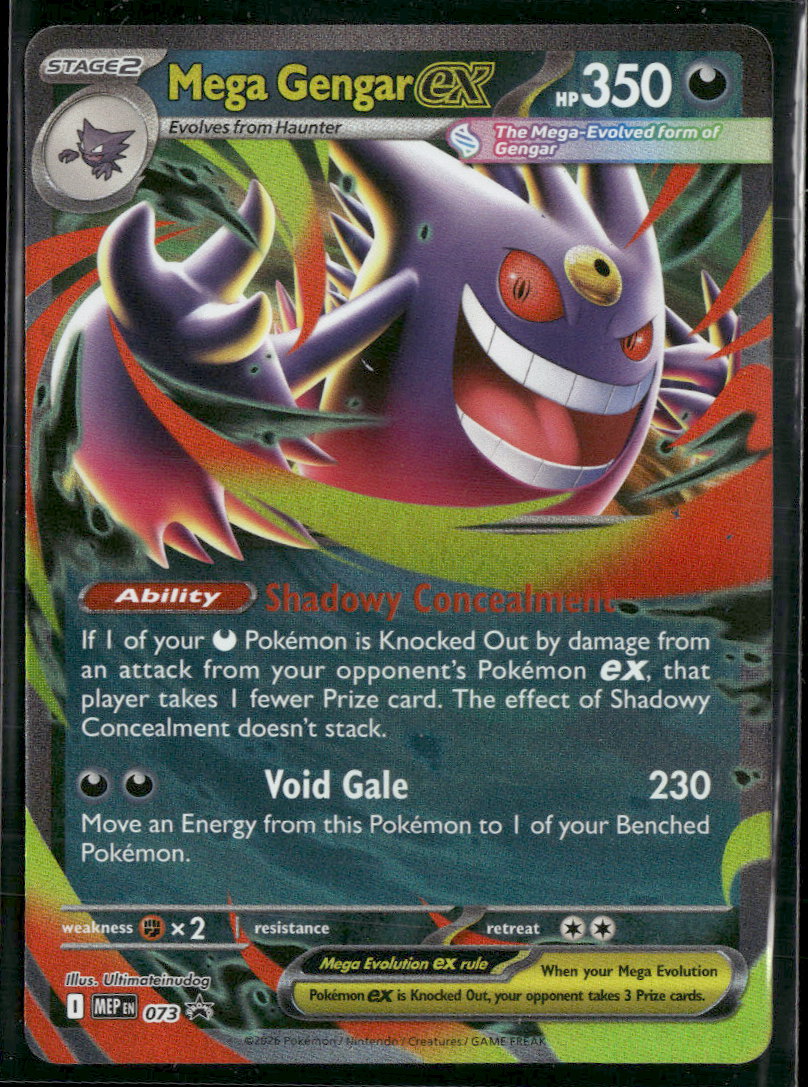 ME: Mega Evolution Promo Mega Gengar ex #073