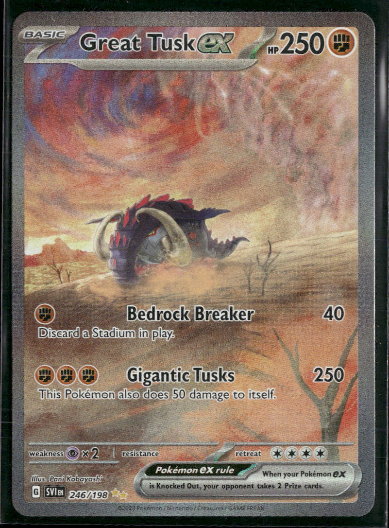 SV01: Scarlet & Violet Base Set Great Tusk ex #246/198