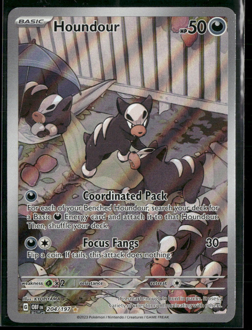 SV03: Obsidian Flames Houndour #204/197