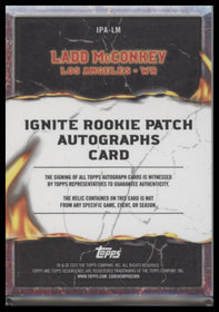2024 Topps Resurgence Ignite Rookie Patch Autographs Ladd McConkey Auto #IPA-LM