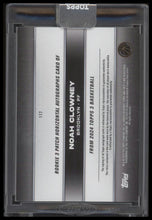2023-24 Topps 3 Bronze Noah Clowney Rookie #/25 Auto #117