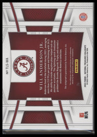 2023 Panini National Treasures Collegiate Team Logo Auto Will Anderson Jr. /49