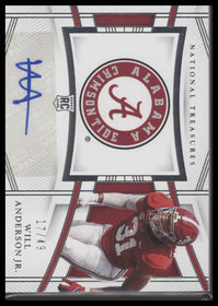 2023 Panini National Treasures Collegiate Team Logo Auto Will Anderson Jr. /49