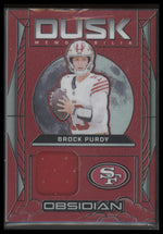 2024 Panini Obsidian Dusk Memorabilia Red /75 Joe Burrow #DM-JBW