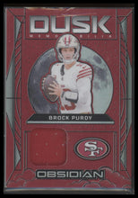 2024 Panini Obsidian Dusk Memorabilia Red /75 Joe Burrow #DM-JBW