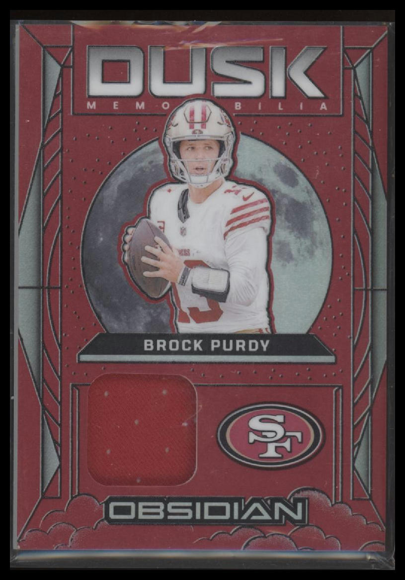 2024 Panini Obsidian Dusk Memorabilia Red /75 Joe Burrow #DM-JBW