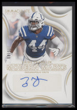 2024 Panini Immaculate Collection Modern Marks Zaire Franklin #/99 Auto #MM-ZFN