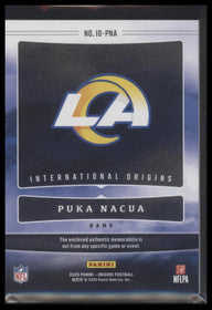 2025 Panini Origins International Origins /199 Puka Nacua #IO-PNA