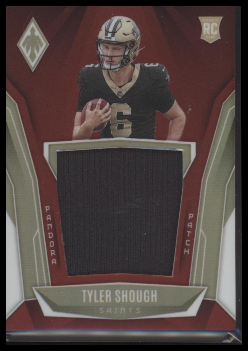 2025 Panini Phoenix Pandora Patch Red Prizm /249 Tyler Shough #PAP-TSH