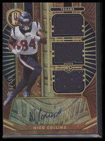 2021 Panini Gold Standard Nico Collins #/149 Auto #292