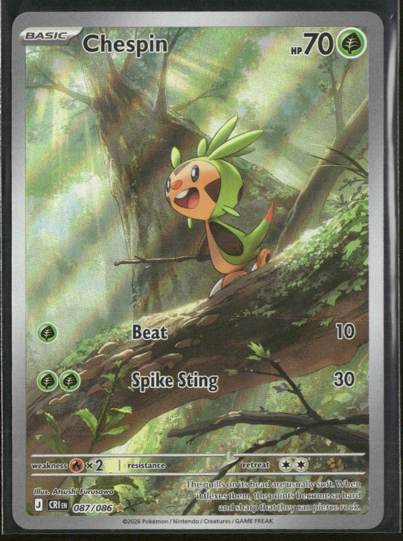 ME04: Chaos Rising Chespin #087/086