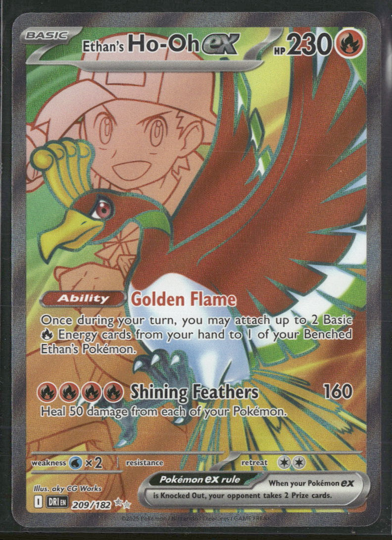 SV10: Destined Rivals Ethan's Ho-Oh ex #209/182
