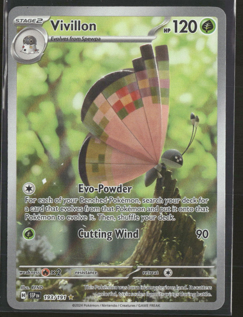 SV08: Surging Sparks Vivillon #193/191
