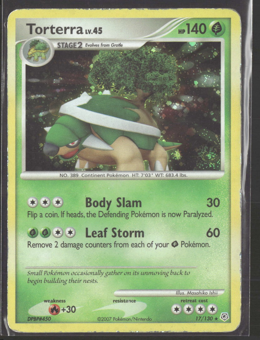 Diamond and Pearl Torterra #17/130