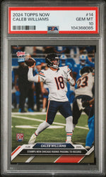 2024 Topps Now Caleb Williams 10 PSA #14