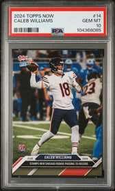 2024 Topps Now Caleb Williams 10 PSA #14