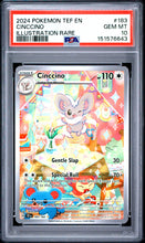 2024 Pokemon Tef En-Temporal Forces Illustration Rare Cinccino 10 PSA #183