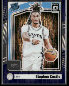 2024-25 Donruss Optic Purple Shock Stephon Castle Rookie #254