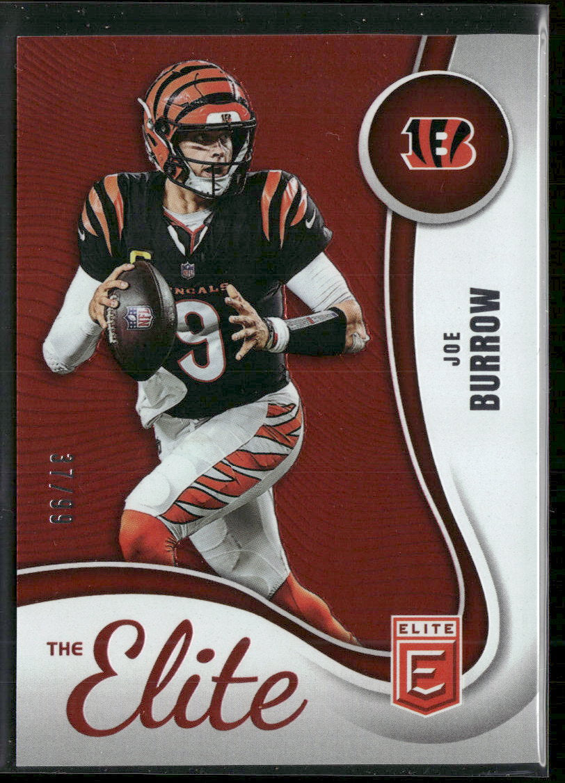 2025 Donruss Elite The Elite Red Joe Burrow #/99 #1