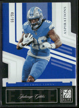 2025 Donruss Elite 2007 Elite Aspirations Die Cuts Jahmyr Gibbs #/99 #39