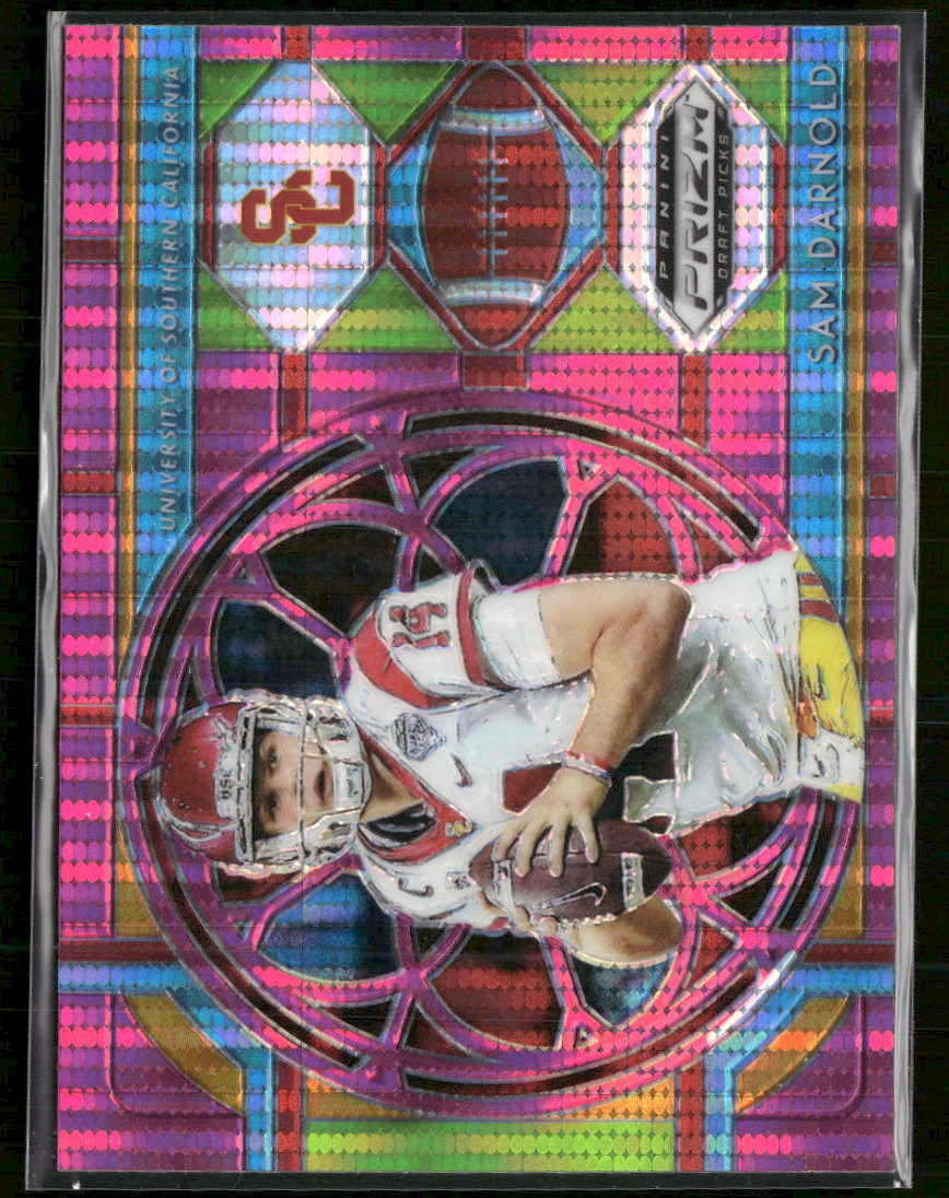 2019 Panini Prizm Draft Picks Prizms Pink Pulsar Sam Darnold #93