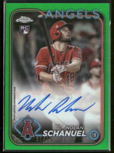 2024 Topps Chrome Rookie Auto Green Refractor Nolan Schanuel #/99 Auto #RA-NS