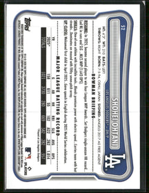2026 Bowman Chrome Mojo Refractors Shohei Ohtani #52