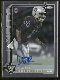 2025 Topps Chrome Retail Rookie Autographs Dont'e Thornton Jr. Auto #RRA-DTJ