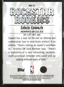 2025-26 Bowman Rockstar Rookies Green Refractor Cedric Coward #/99 #RR-11
