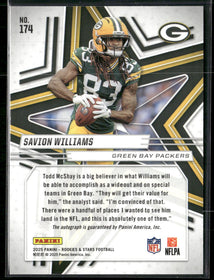 2025 Panini Rookies & Stars Rookie Signatures Savion Williams Rookie Auto #174