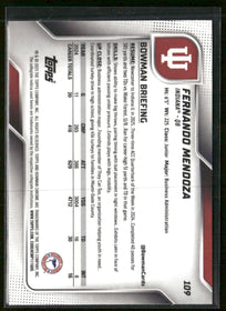 2025 Bowman University Chrome Fernando Mendoza #109