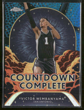 2024-25 Topps Chrome Countdown Complete Victor Wembanyama #CC-1