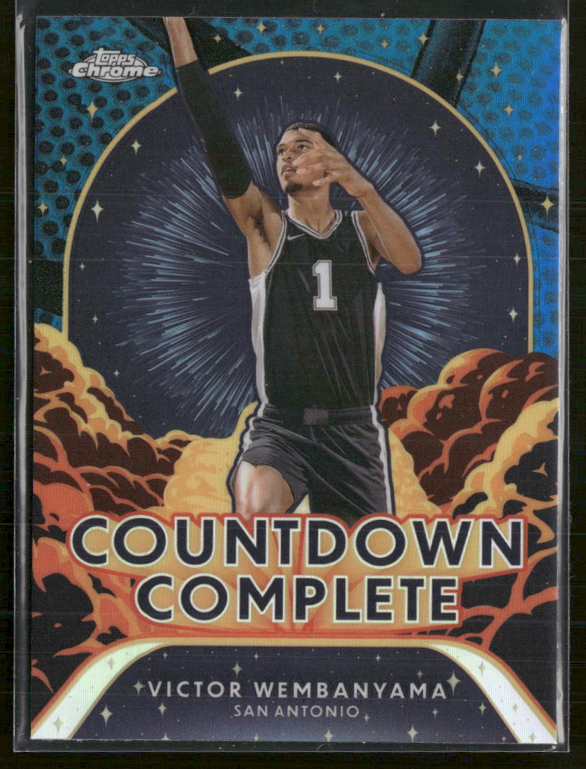 2024-25 Topps Chrome Countdown Complete Victor Wembanyama #CC-1