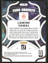 2025-26 Donruss Road to FIFA World Cup Zero Gravity Red Lamine Yamal #10