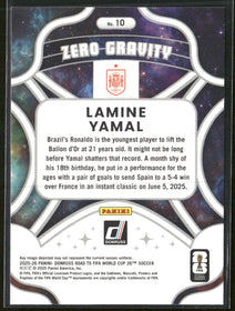 2025-26 Donruss Road to FIFA World Cup Zero Gravity Red Lamine Yamal #10