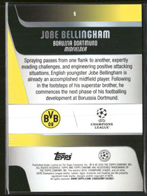 2025-26 Topps UEFA Club Comp Green X-Fractor Jobe Bellingham Rookie #/99 #5