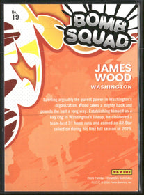 2026 Donruss Bomb Squad Blue Xplosion James Wood #/49 #19
