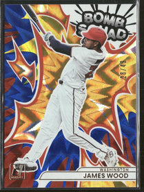 2026 Donruss Bomb Squad Blue Xplosion James Wood #/49 #19
