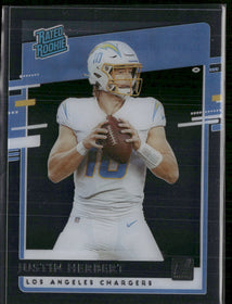 2020 Panini Chronicles Clearly Donruss Rated Rookies Justin Herbert #RR-JH