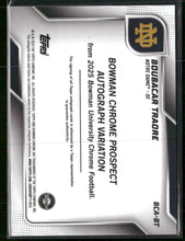 2025 Bowman University Chrome Prospect Autographs Boubacar Traore Auto #BCA-BT